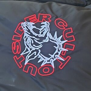 Rothco Military Reversible Bomber Jacket OUTSIDER CULT Logo Front & Back Size M